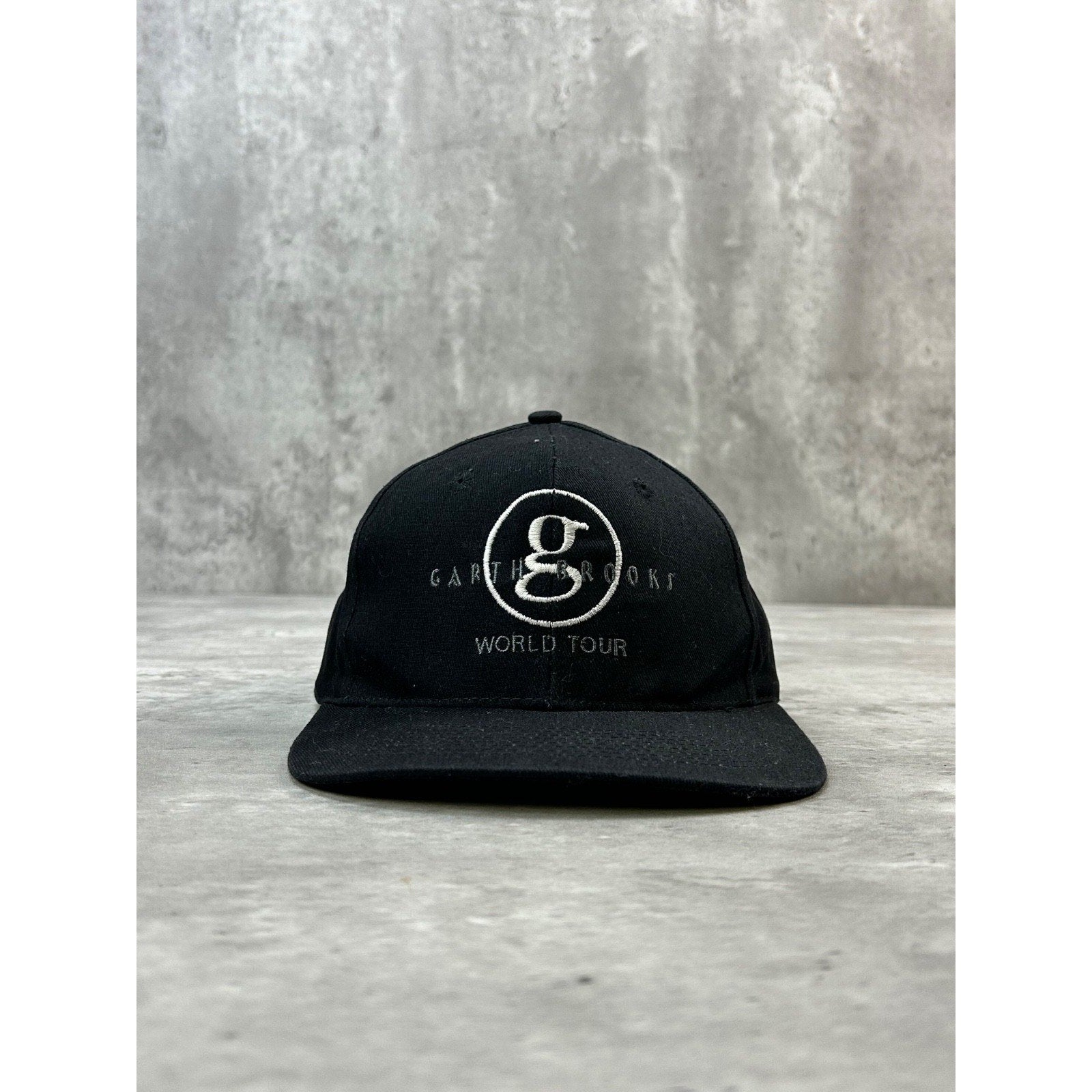 Vintage 1999 Garth Brooks World Tour Country Music Spellout Snapback Hat OSFA