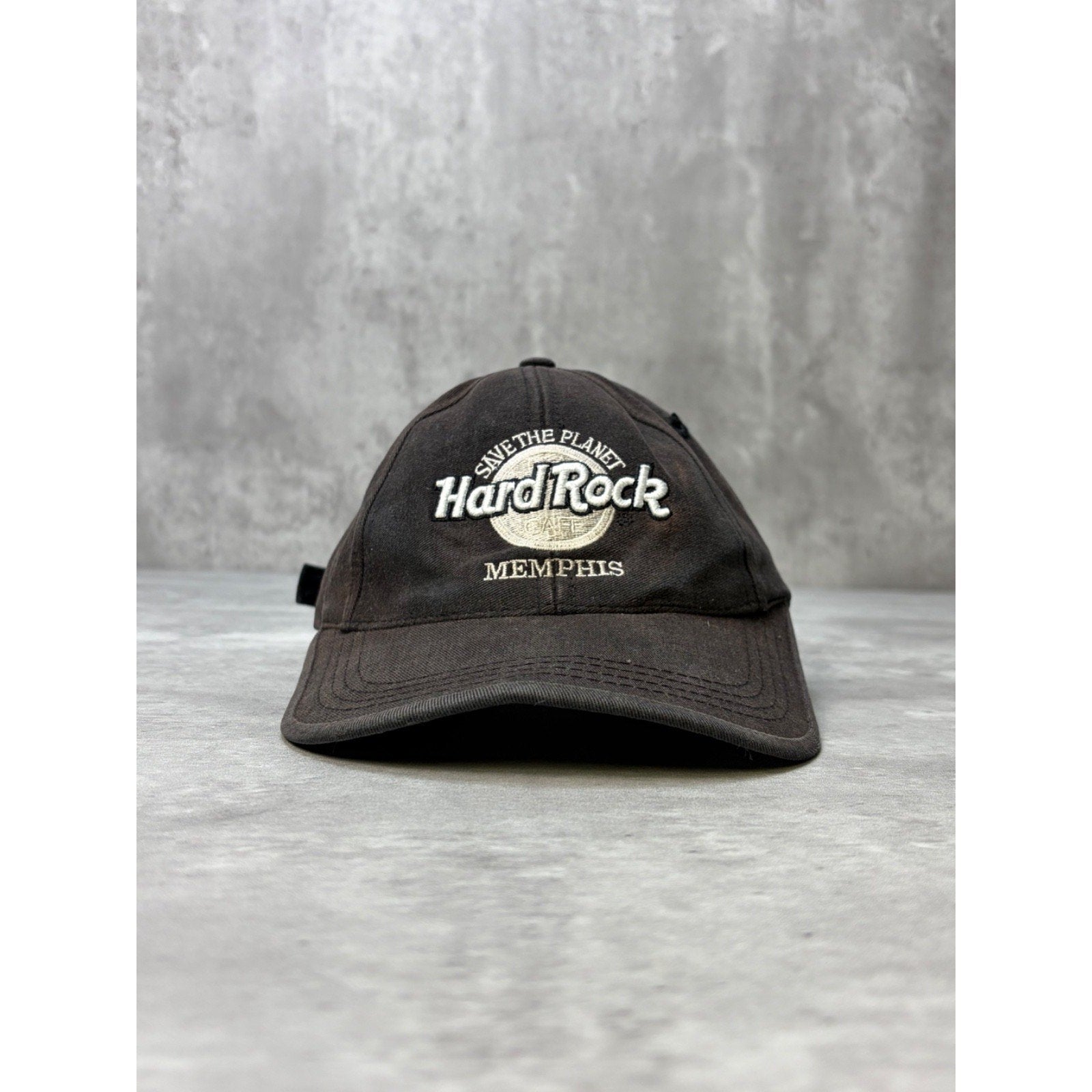 Vintage Hard Rock Cafe Memphis Embroidered Destination Strapback Hat OSFA