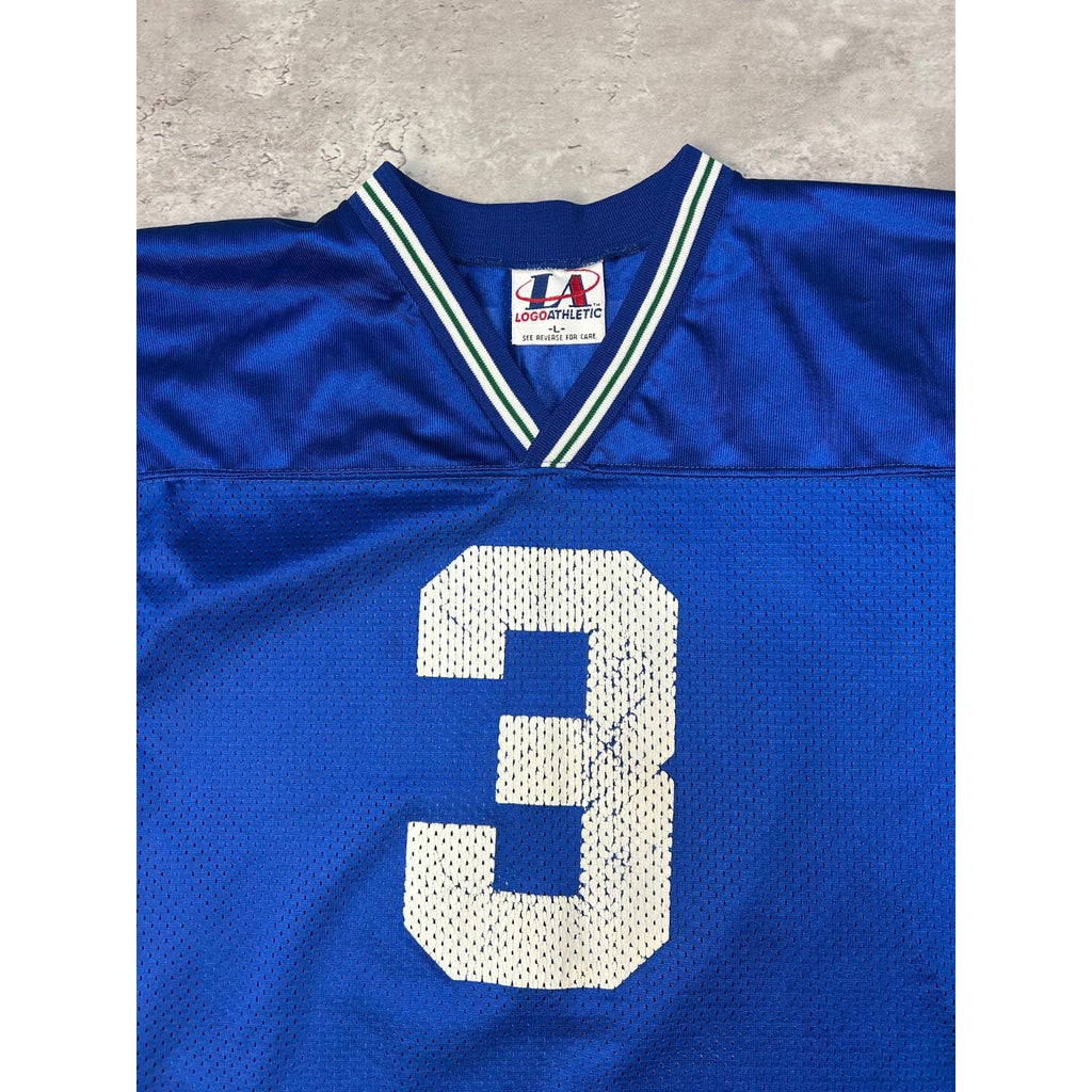 Vintage 90s Rick Mirer #3 Seattle Seahawks NFL Football Jersey Size YOUTH Large
