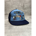 Vintage 80s It Used To Be Wine Women & Song Cartoon Comedy Snapback Hat OSFA
