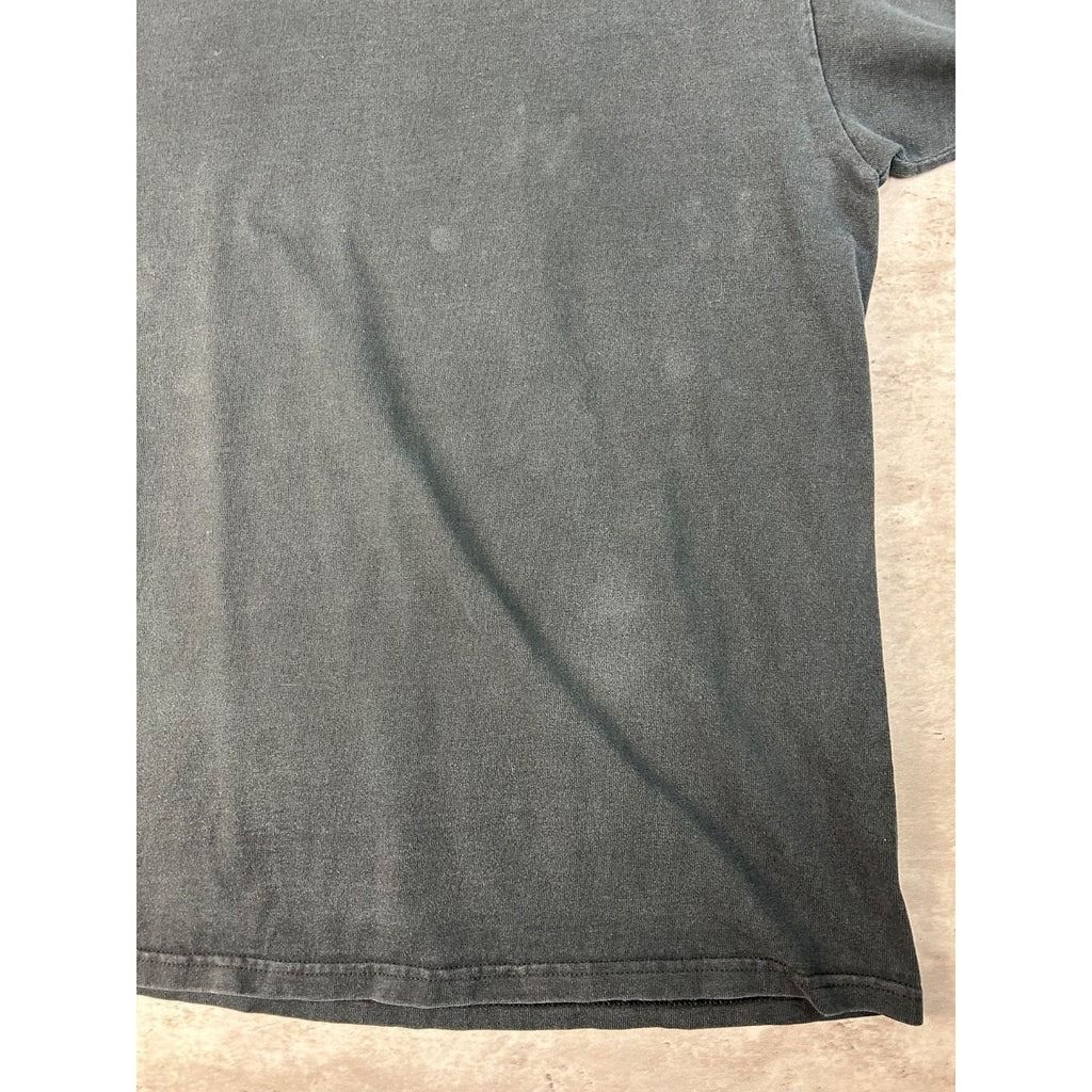 Vintage 90s Nike Embroidered Swoosh Mock Neck Long Sleeve T-Shirt Size Large