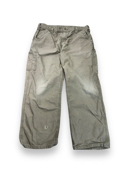 Vintage Carhartt Original Dungaree Fit Canvas Workwear Carpenter Pants Size 38W