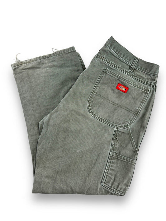 Vintage Dickies Canvas Workwear Seven Pocket Pants Size 38 Green