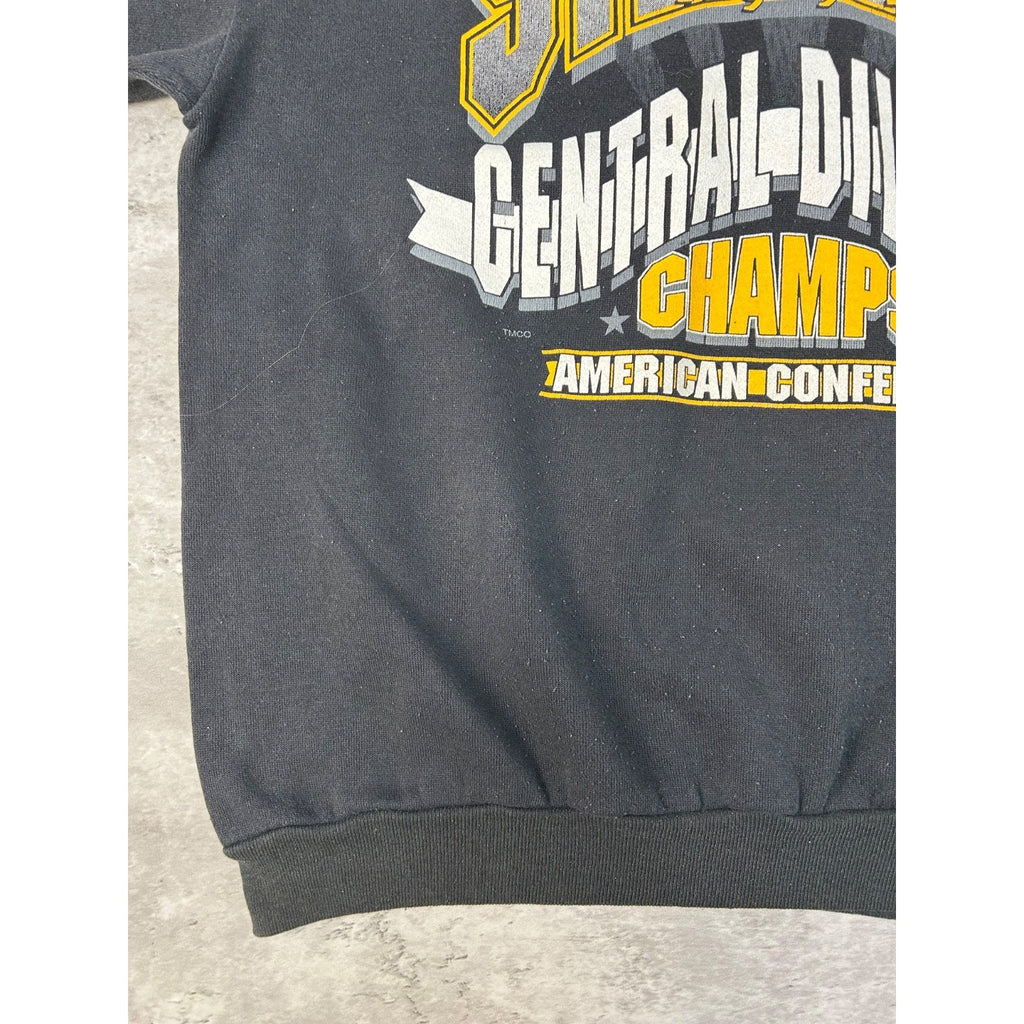 Vintage 1994 Pittsburgh Steelers NFL Central Div Champs Sweatshirt Size Large