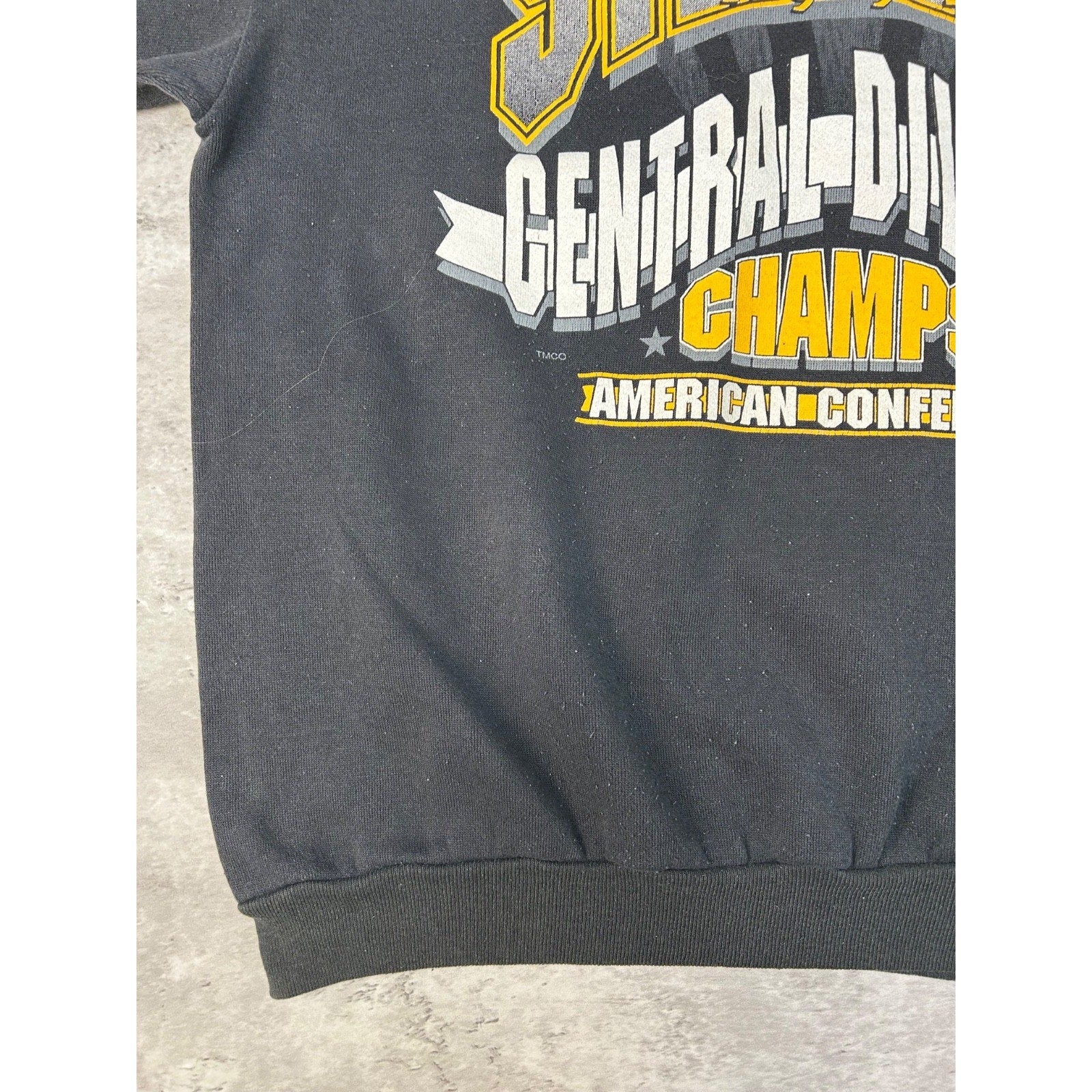Vintage 1994 Pittsburgh Steelers NFL Central Div Champs Sweatshirt Size Large