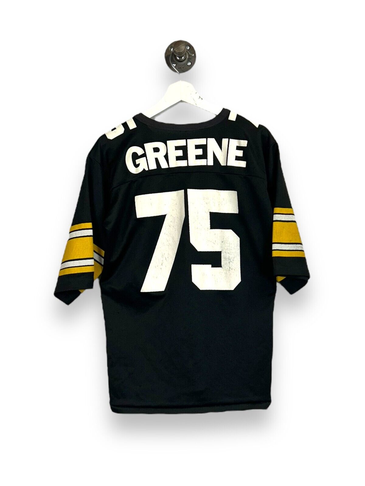 Vintage 70s Mean Joe Greene #75 Pittsburgh Steelers NFL Jersey Size Medium