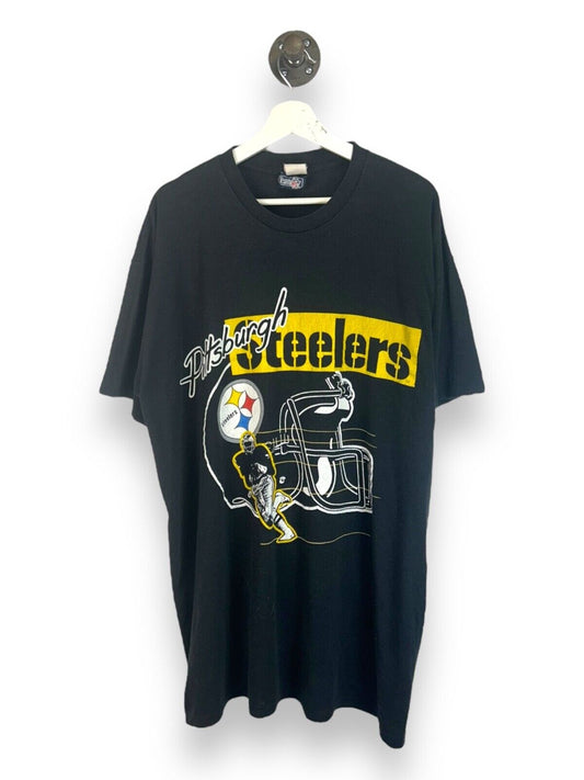 Vintage 90s Pittsburgh Steelers Player Graphic T-Shirt Size 2XL