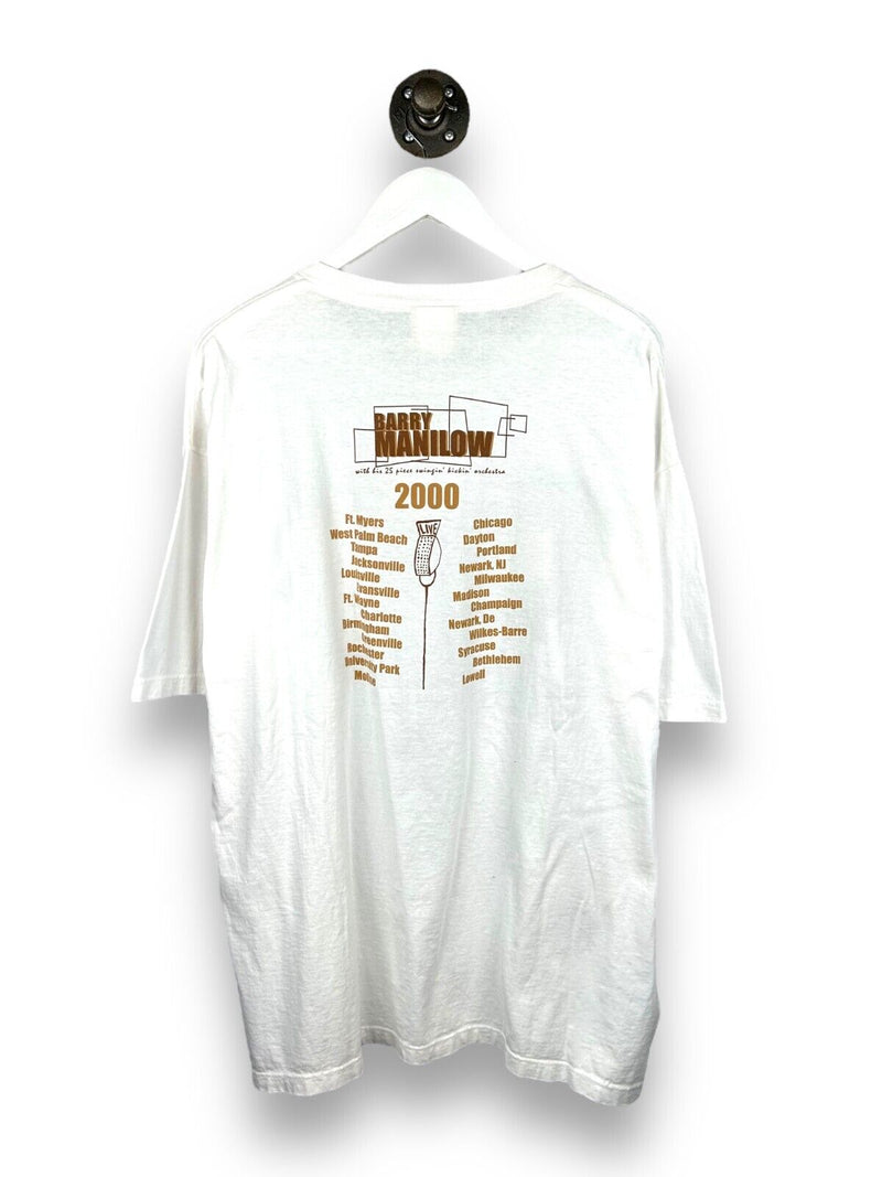 Vintage 2000 Barry Manilow Swingin Kickin Orchestra Winterland T-Shirt Size 2XL