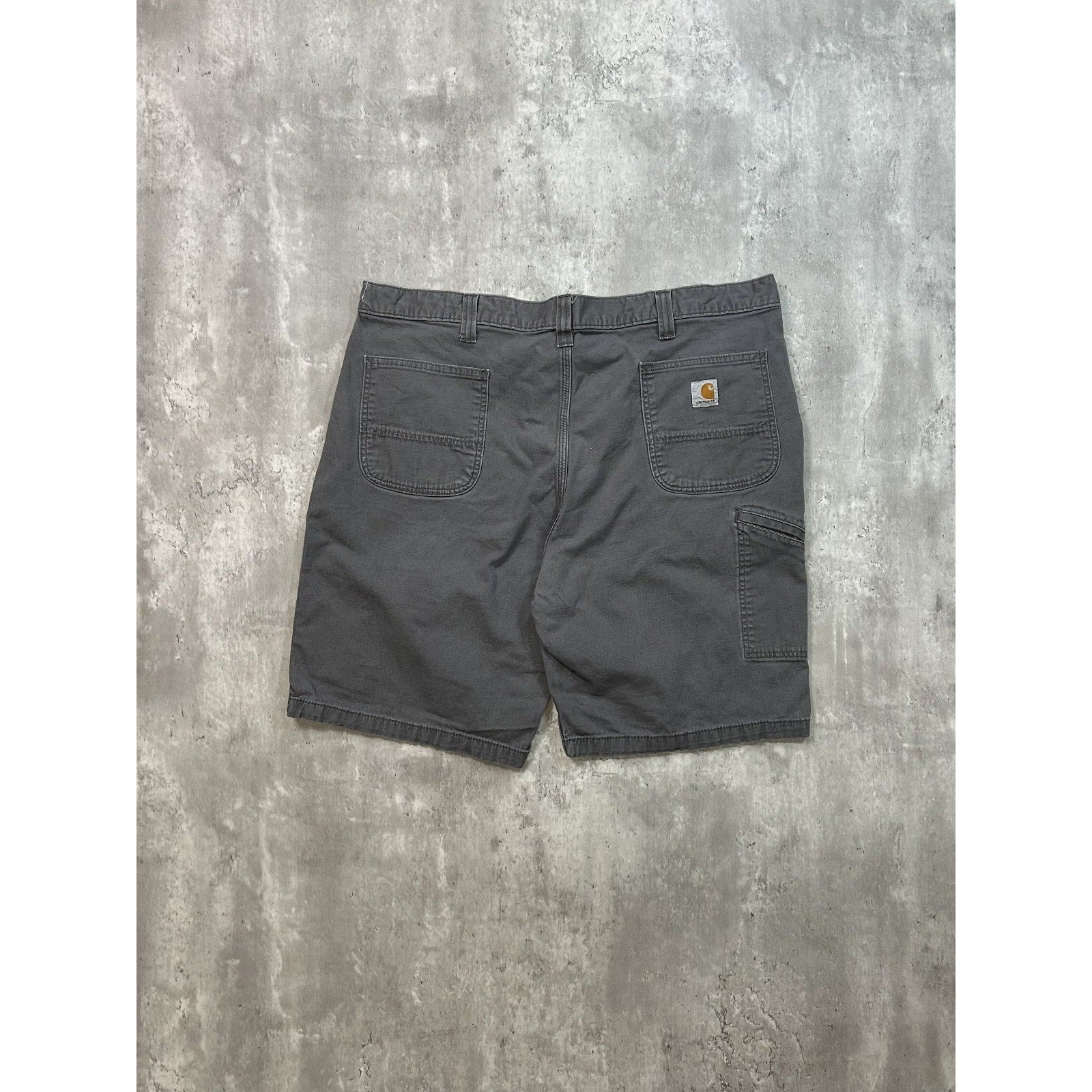 Carhartt Relaxed Fit Canvas Workwear Gray Five Pocket Pants Size 41