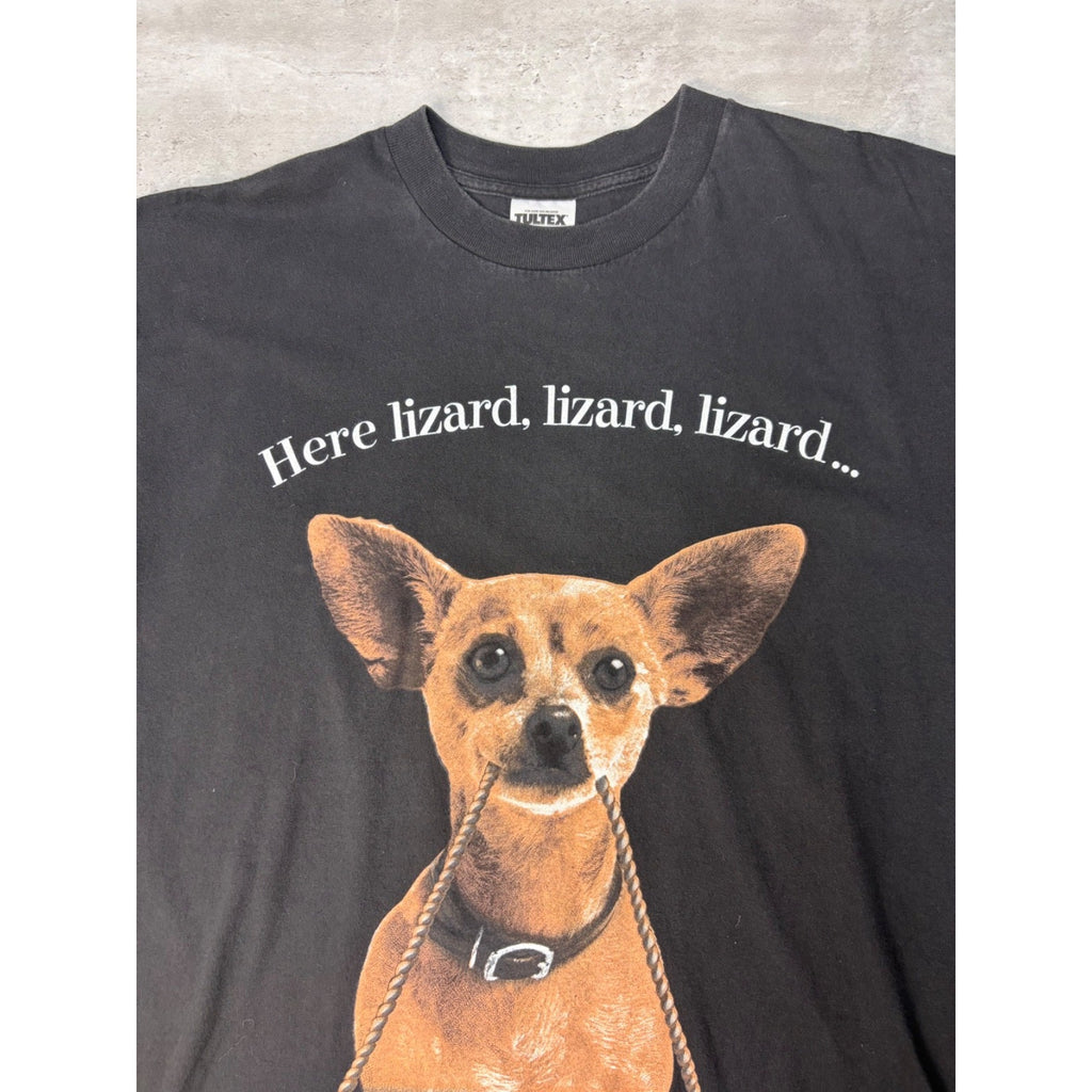 Vintage 1998 Taco Bells Here Lizard Lizard Comedy Graphic T-Shirt Size XL