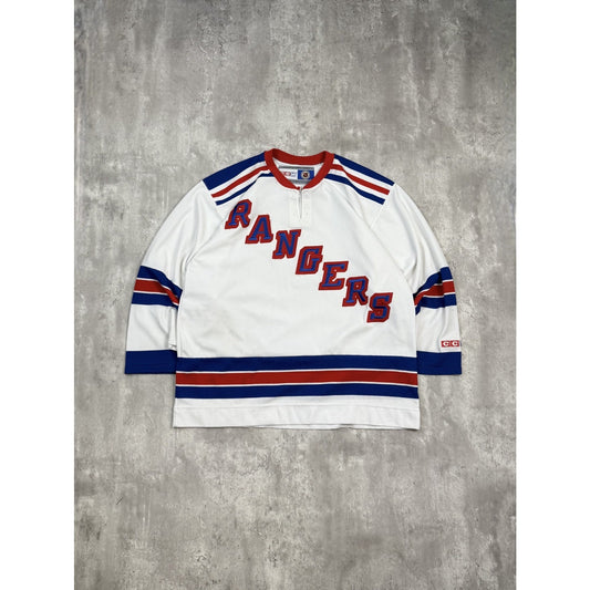 Vintage New York Rangers NHL Stitched Hockey Jersey Size Large