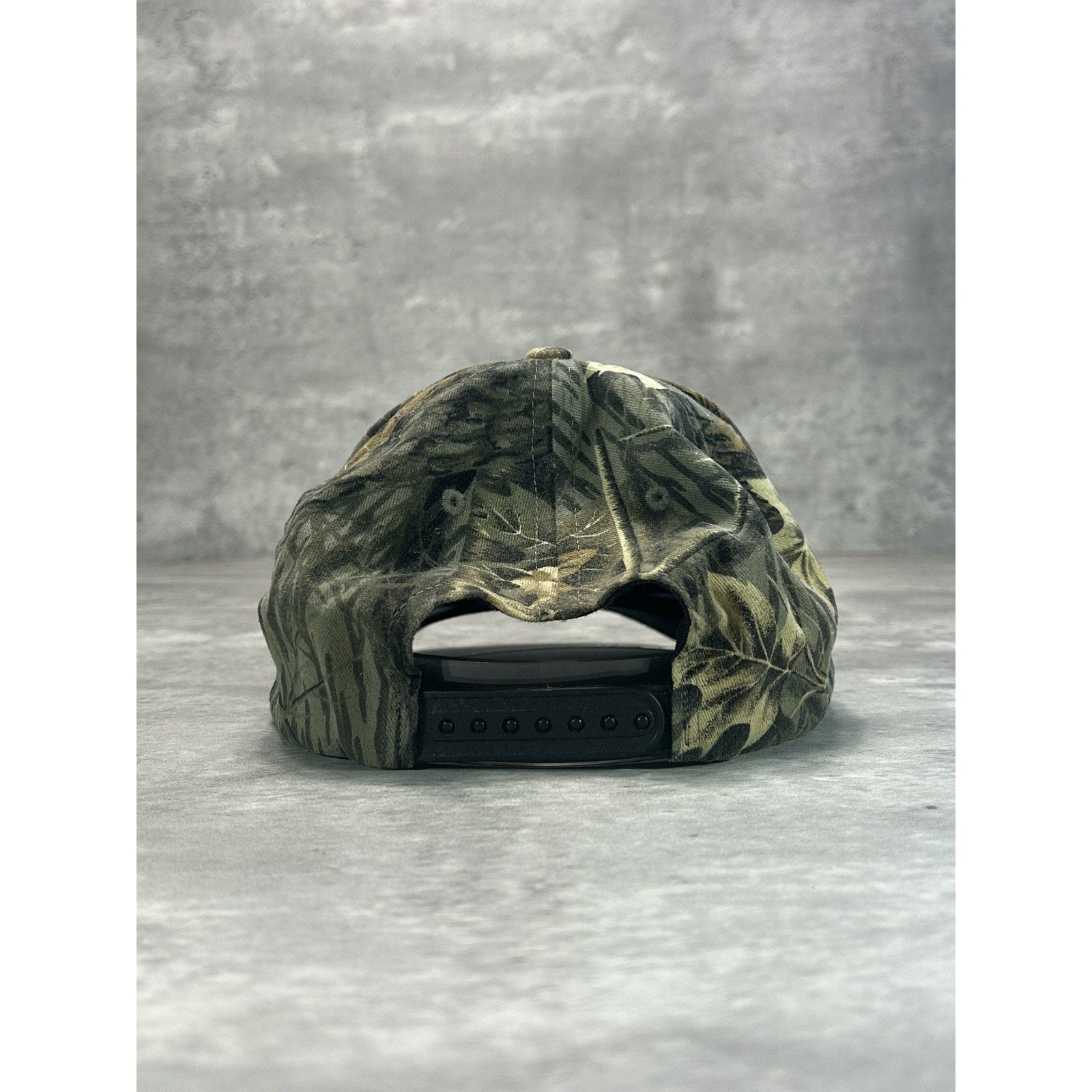 Vintage Outdoor Sportsmen Embroidered Turkey Camo Hunting Snapback Hat OSFA