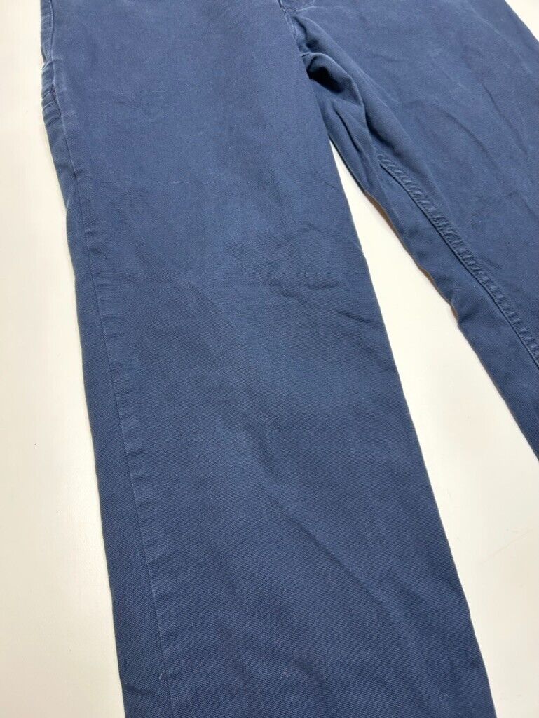 Carhartt Relaxed Fit Canvas Workwear 5 Pocket Pants Size 33W Blue