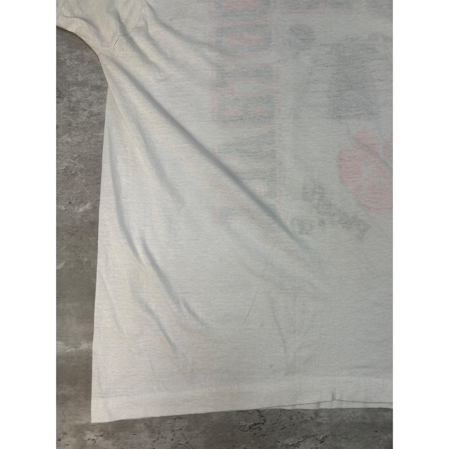 Vintage 1990 IHSA Football Playoffs Collegiate Spellout Graphic T-Shirt Size 2XL