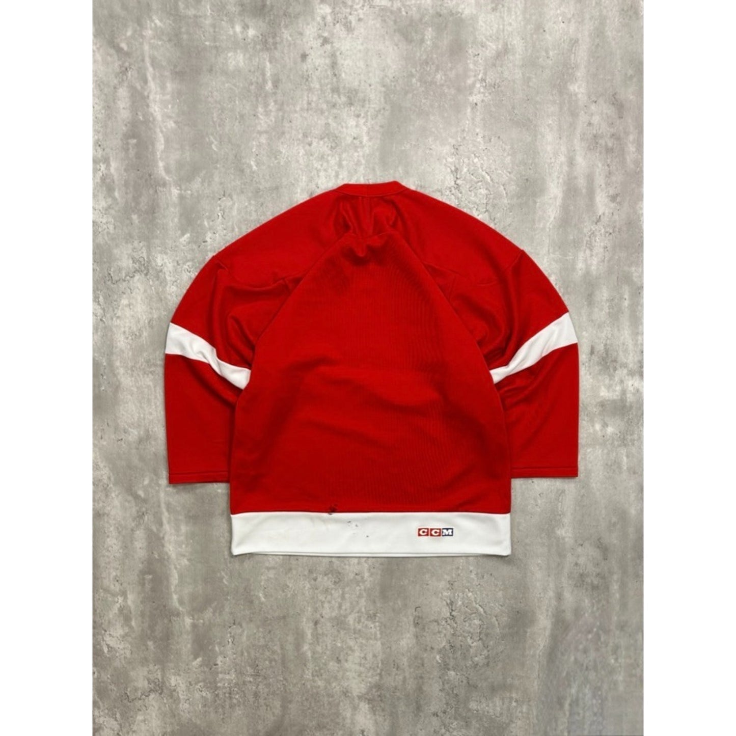 Vintage Detroit Red Wings NHL Stitched CCM Hockey Jersey Size Small Red