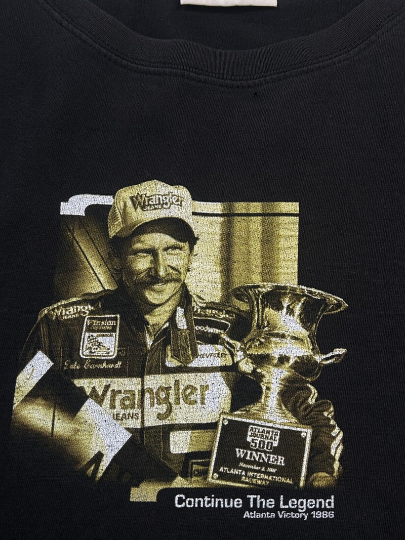 Vintage Dale Earnhardt Continue The Legend Nascar Racing T-Shirt Size Large