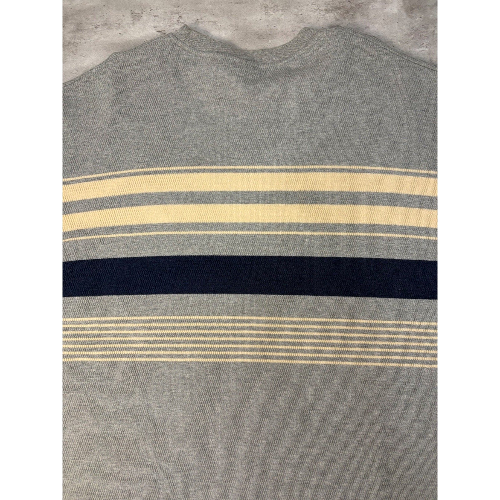 Vintage Y2K Sean John Embroidered Logo Striped Pullover Knit Sweater Size 2XL