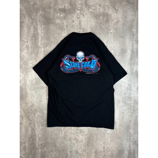 Vintage 2000 WWF Stone Cold Steve Austin NHRA Racing T-Shirt Size Large Black