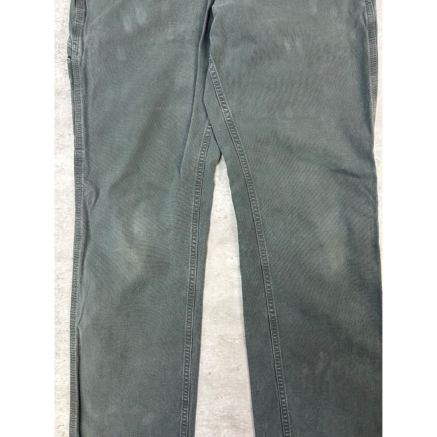 Carhartt Relaxed Fit Canvas Workwear Five Pocket Pants Size 34 Green