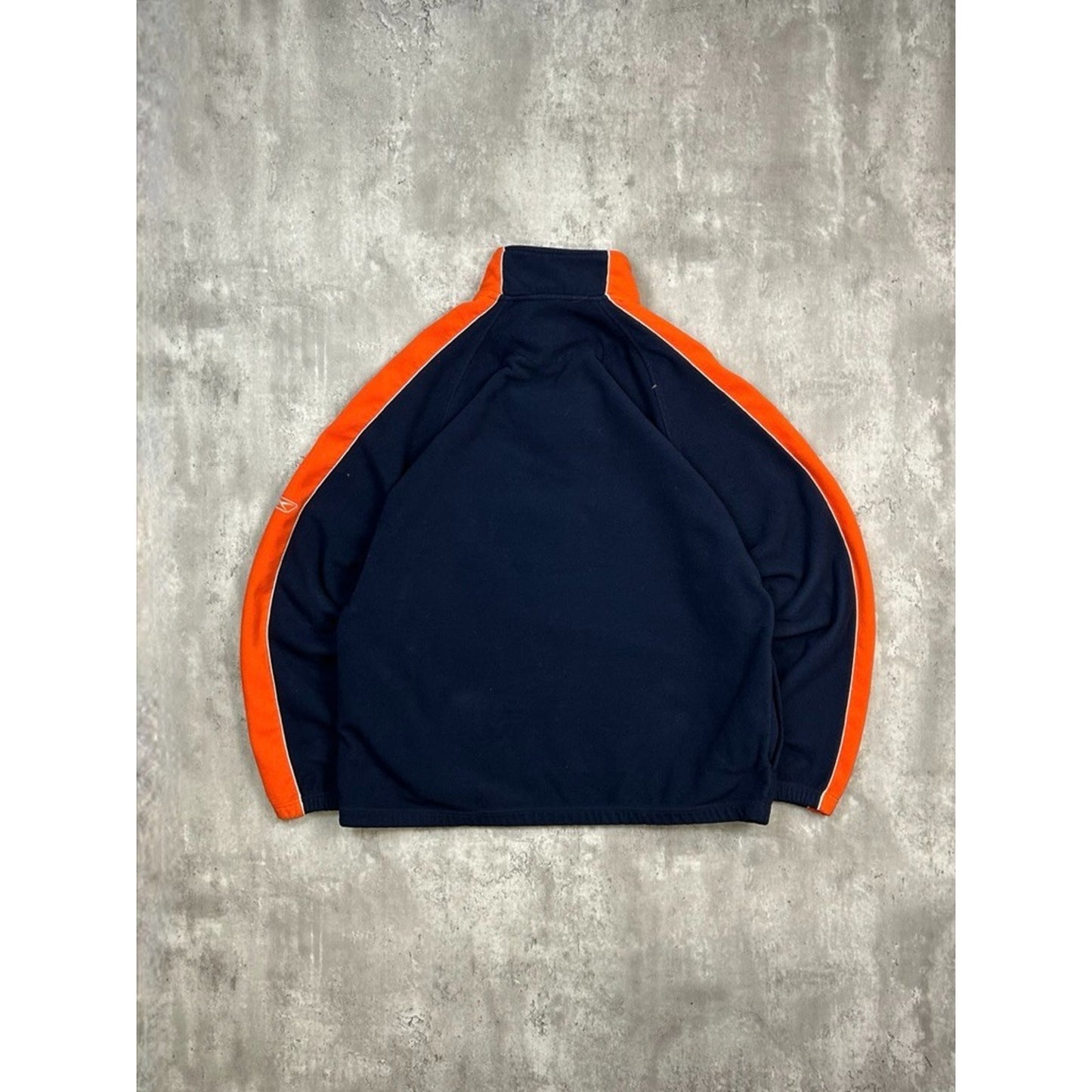 Vintage Detroit Tigers MLB Embroidered 1/4 Zip Fleece Sweatshirt Size XL