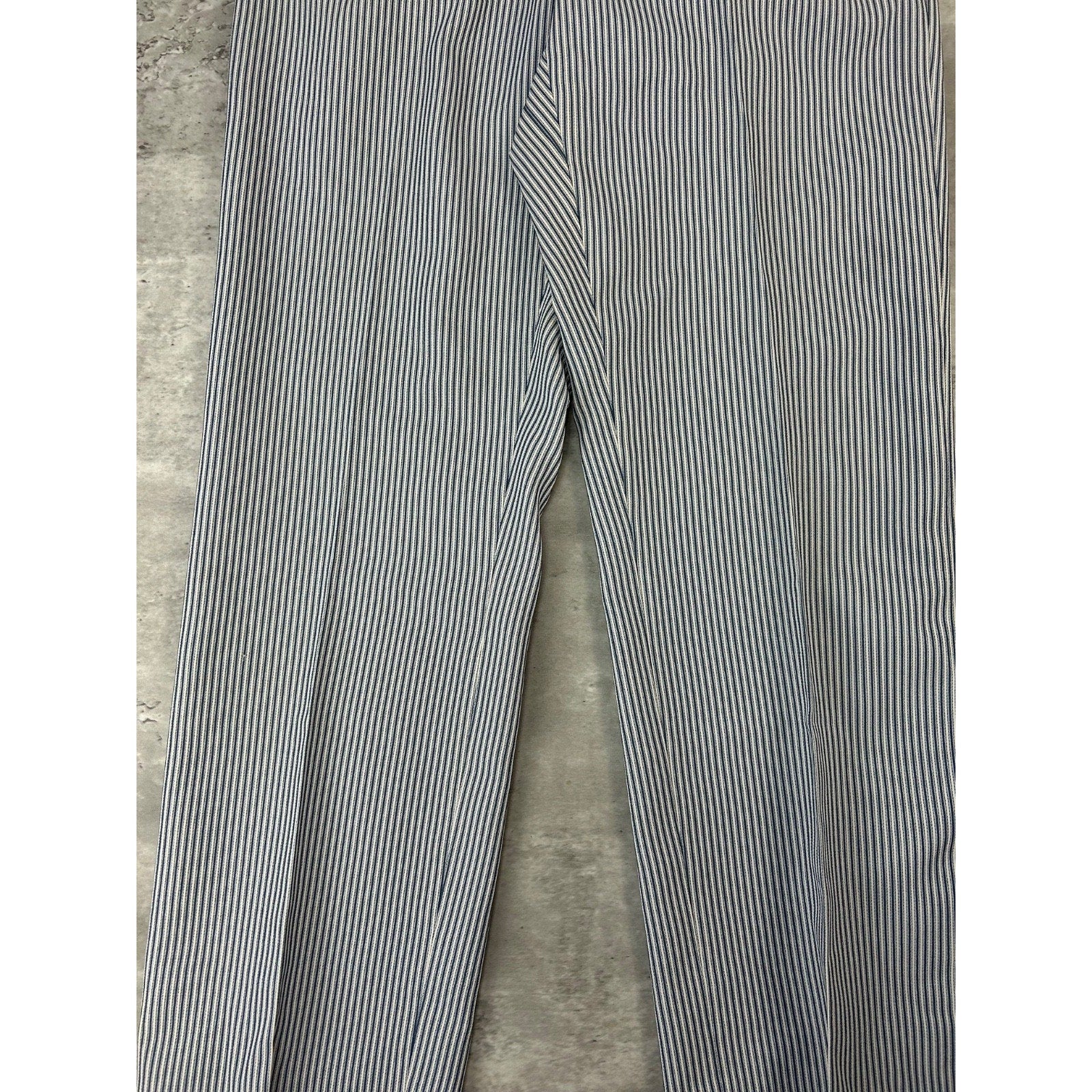 Vintage 1970s Pinstripe Pleated Trouser Pants Size 30