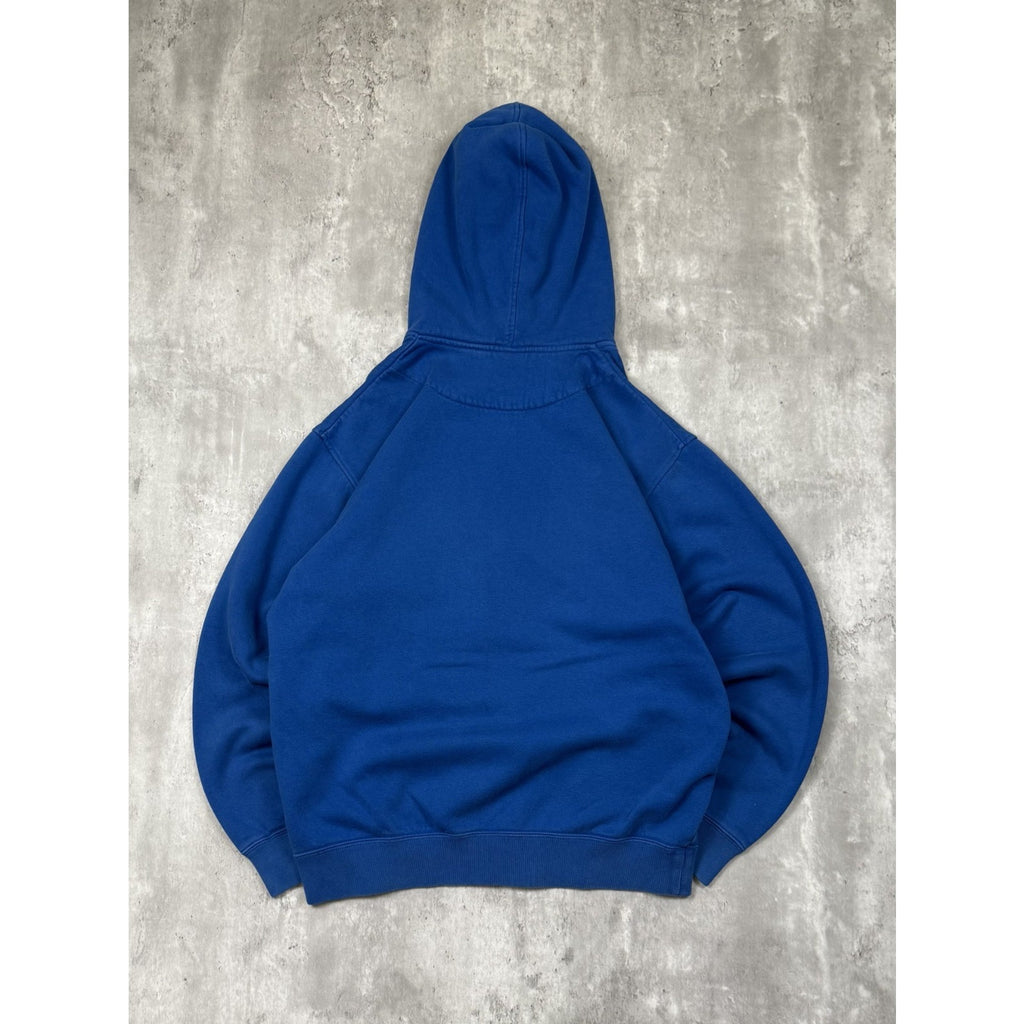 Nike Embroidered Mini Swoosh Full Zip Hooded Sweatshirt Size Medium