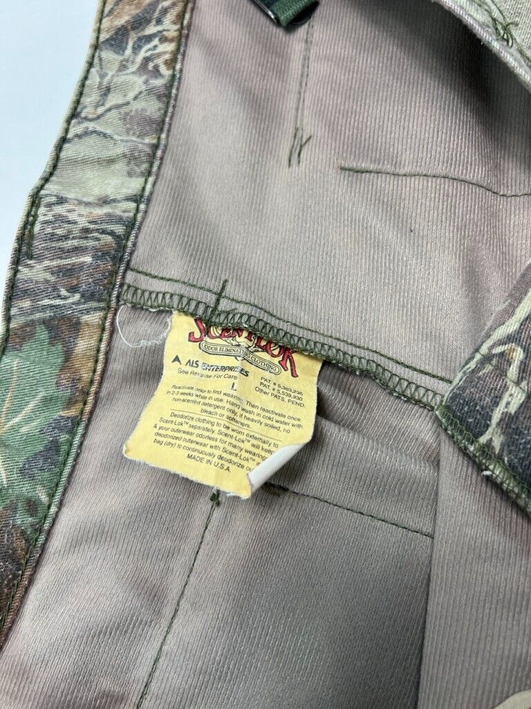 Vintage 90s Scent-Lock Real Tree Advantage Camo Cargo Pants Size 40W