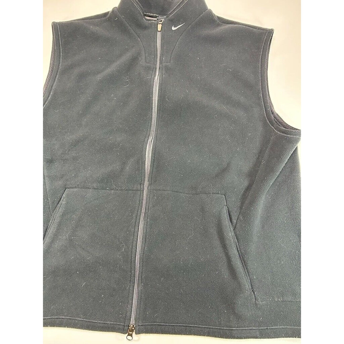 Vintage Y2K Nike Therma-fit Fleece Full Zip Vest Sweatshirt Size XXL