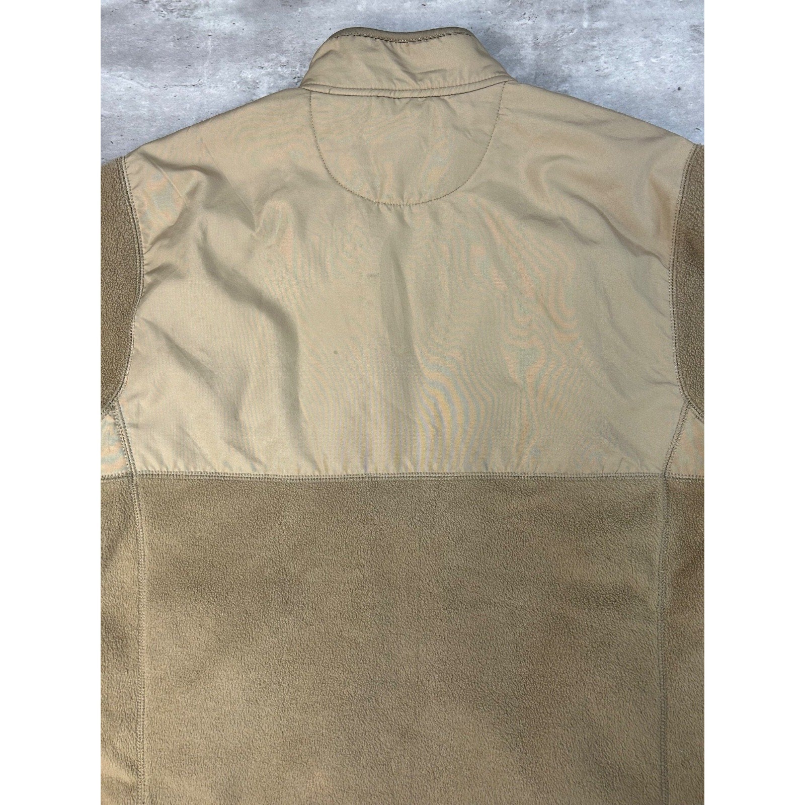 Vintage Chaps Ralph Lauren Earth Tone Full Zip Fleece Sweatshirt Size Large