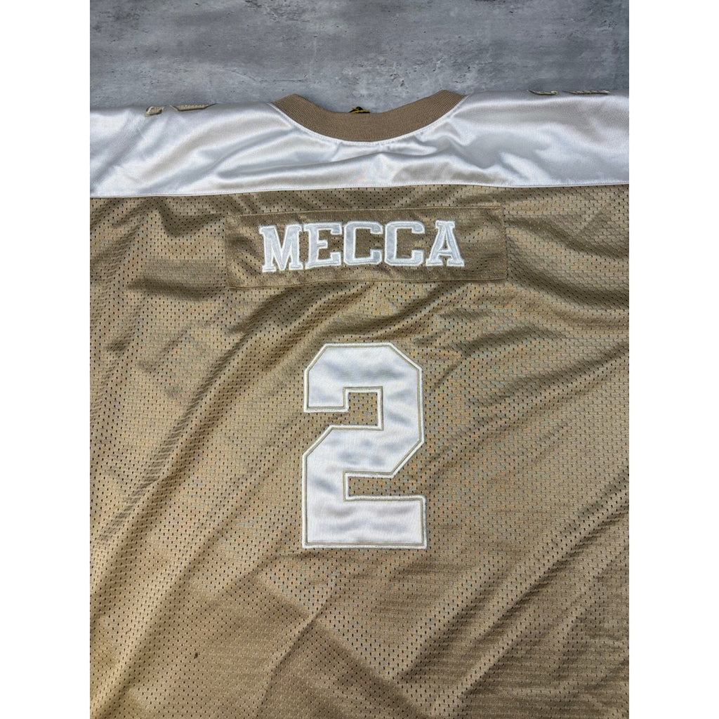 Vintage Y2K Mecca Athletics #2 Embroidered Football Jersey Size 2XL