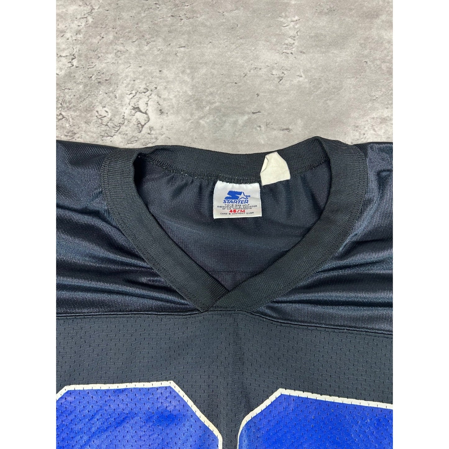 Vintage 90s Marshall Faulk #28 Dallas Cowboys NFL Starter Football Jersey Medium