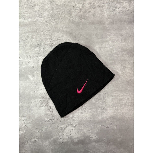 Vintage 2000s Nike Embroidered Swoosh Beanie Hat OSFA