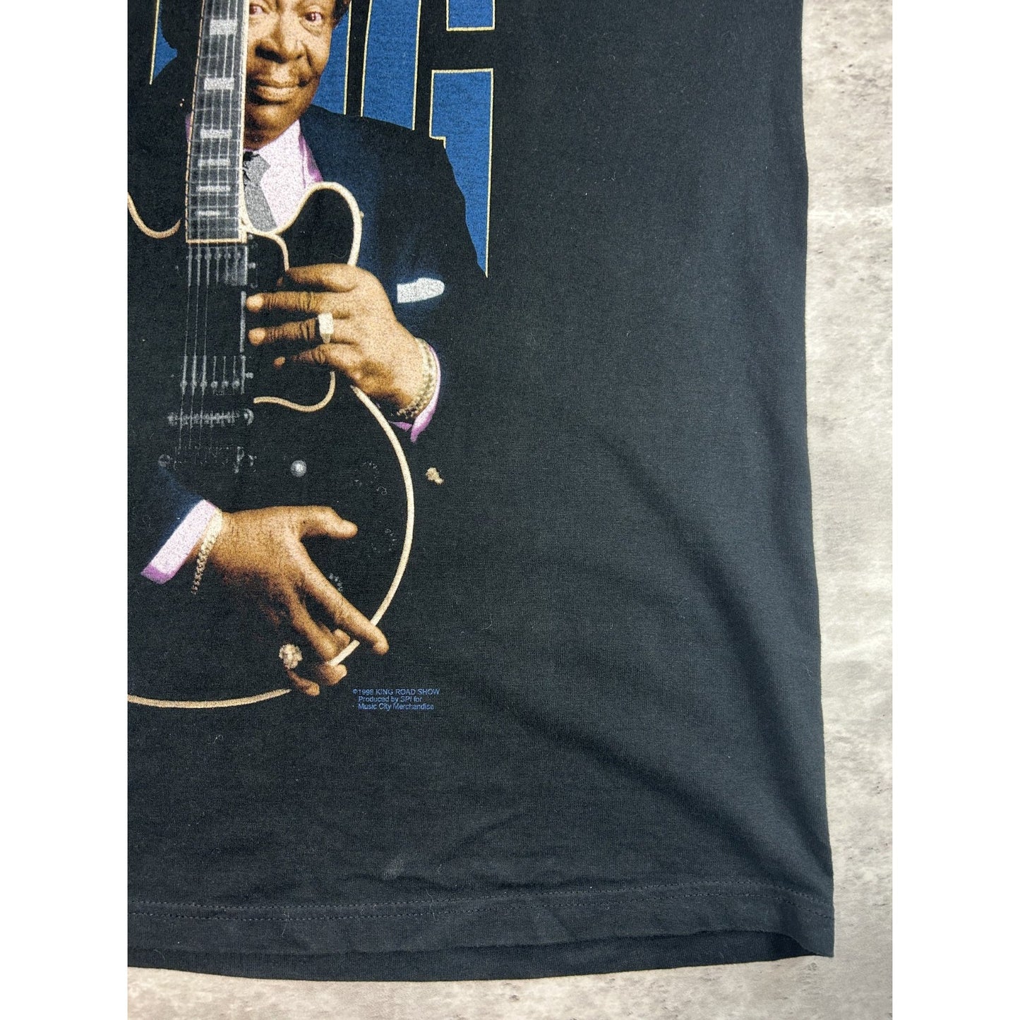 Vintage 1998 B.B. King King Of The Blues Jazz Music Tour Graphic T-Shirt Size XL