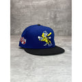 Burlington Bees MiLB Embroidered Logo Baseball Fitted Hat 7 1/2 Blue