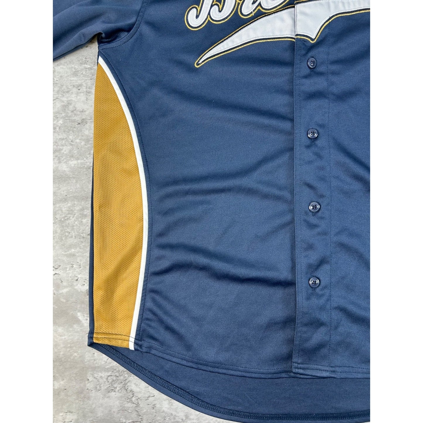 Vintage Milwaukee Brewers MLB Stitched Baseball Jersey Size Large