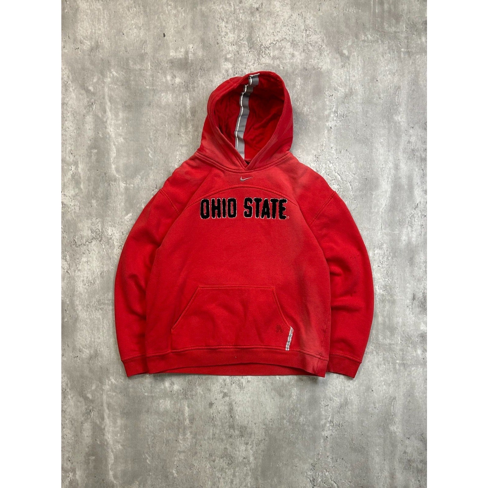 Vintage Ohio State Buckeyes NCAA Nike Middle Swoosh Hooded Sweatshirt YOUTH S
