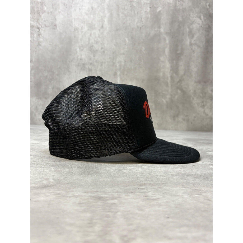 Vintage 80s/90s Dare To Keep Kids Off Drugs Graphic Trucker Snapback Hat OSFA