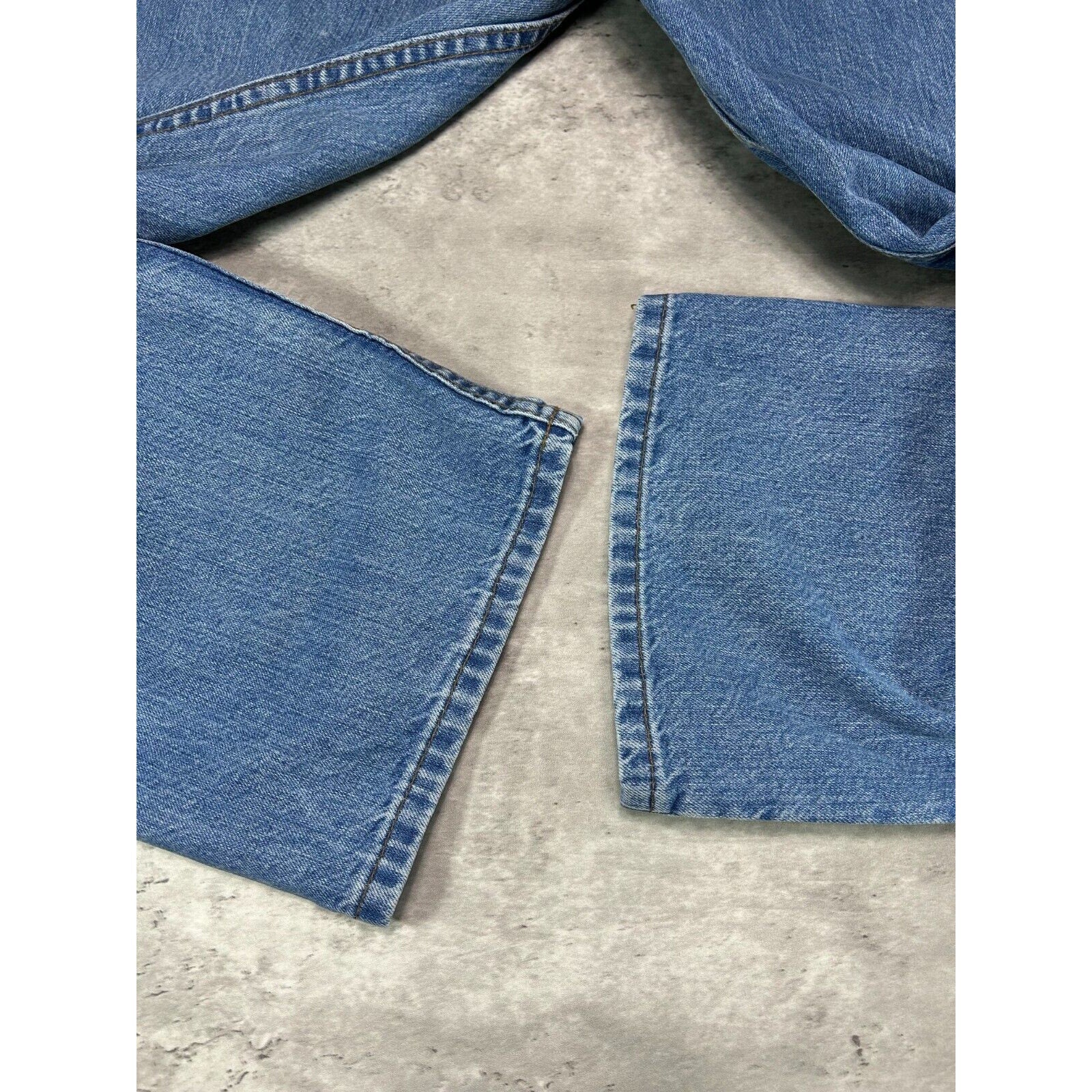 Carhartt Relaxed Fit Medium Wash Denim Workwear Pants Size 42 Blue