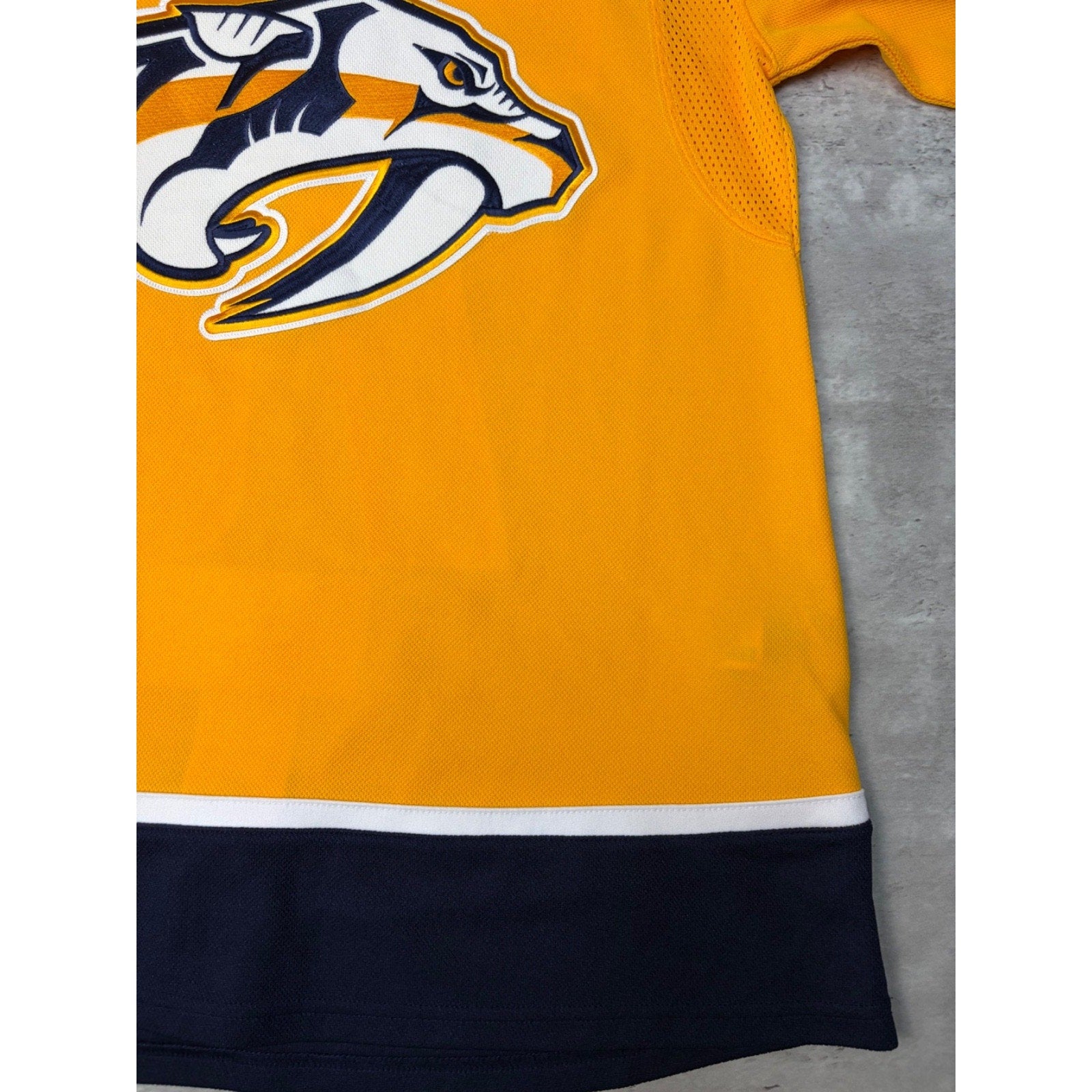 PK Subban #76 Nashville Predators NHL Adidas Fight Strap Hockey Jersey Sz Medium