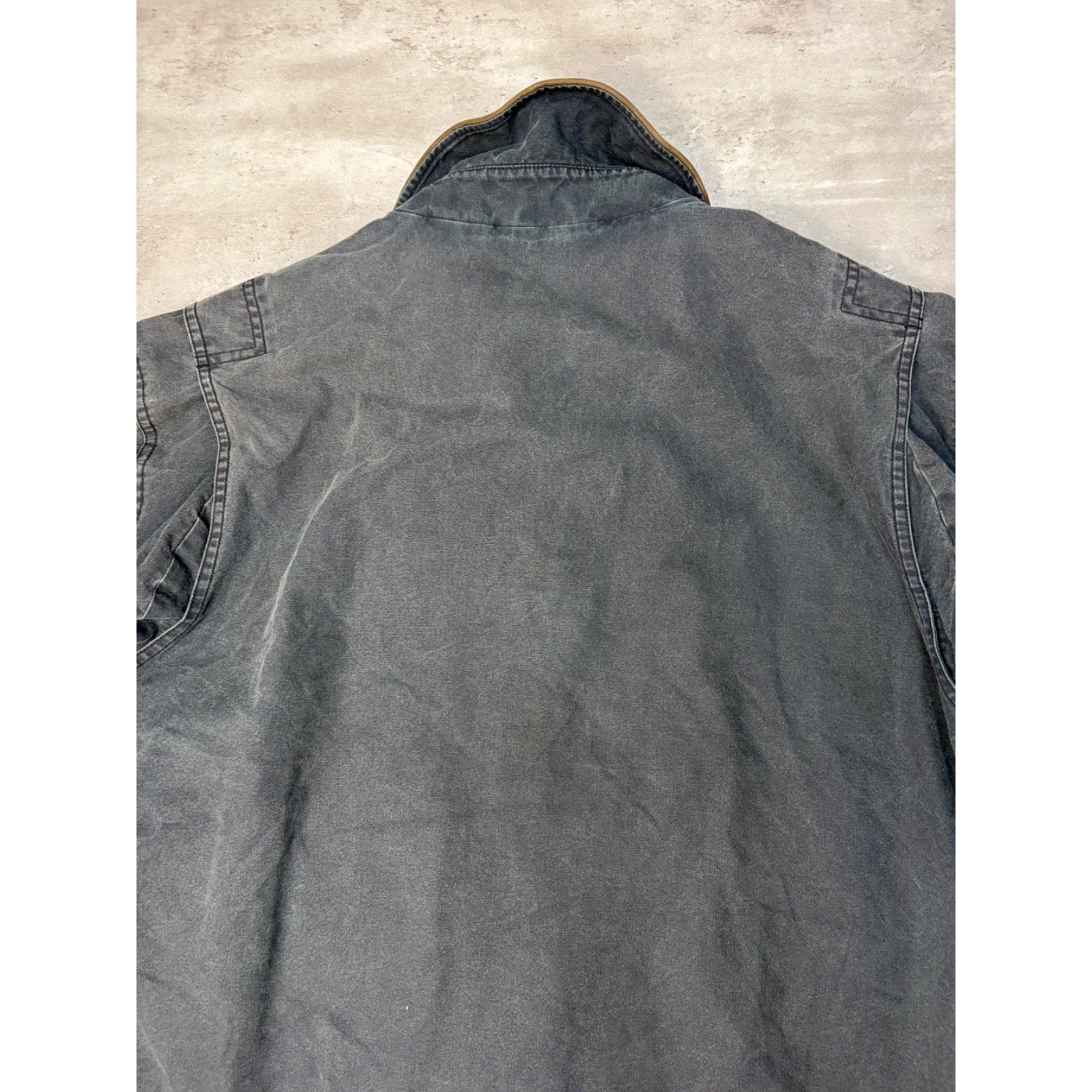 Vintage L.L. Bean Canvas Full Zip Utility Bomber Jacket Size Large
