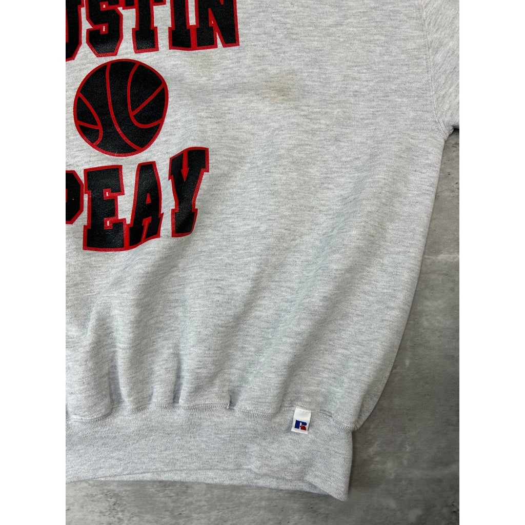 Vintage 90s Austin Peay Basketball Collegiate Graphic Sweatshirt Size 2XL