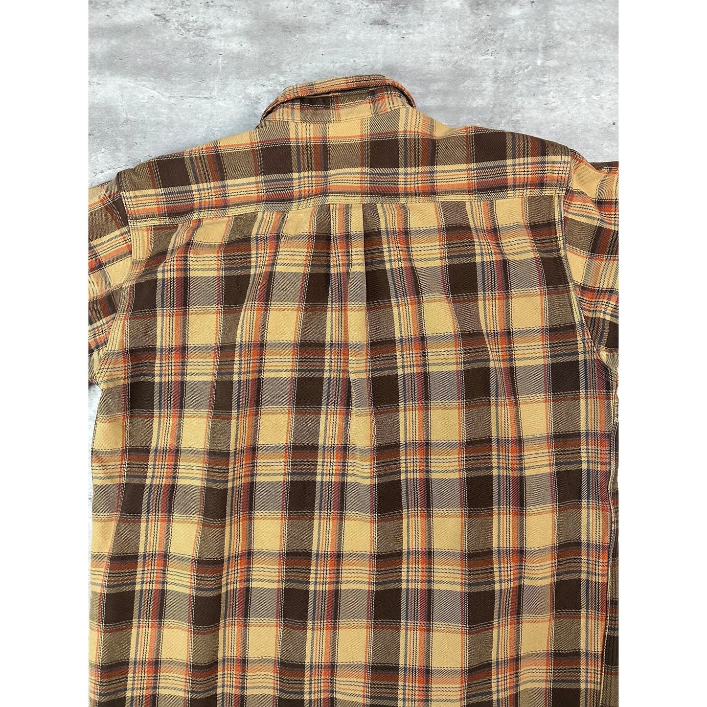 Vintage Carhartt Plaid Double Pocket Workwear Long Sleeve Button Up Shirt Medium