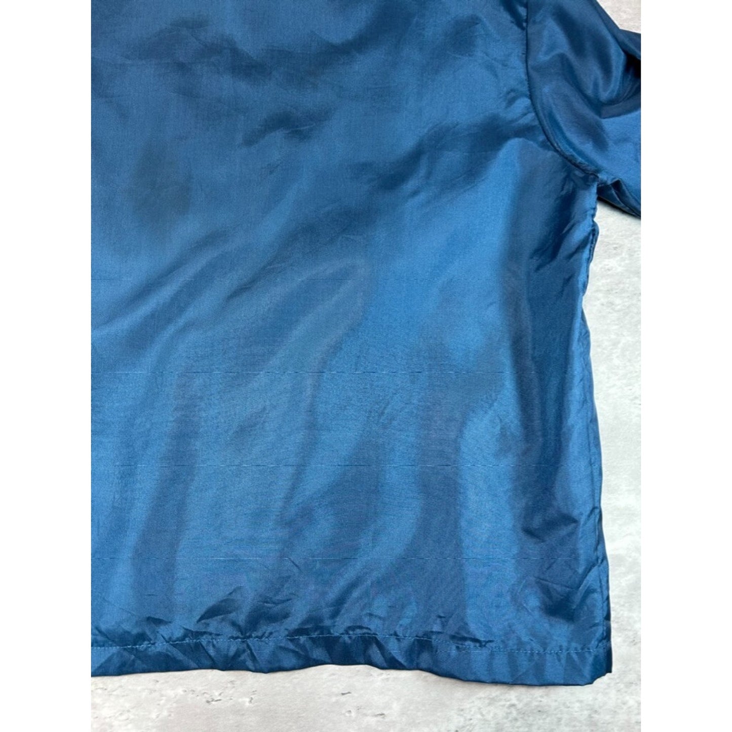 Vintage 1980s Di Tox Pro Racing Windbreaker Jacket Size XL Blue
