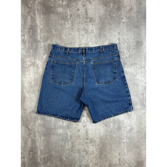 Vintage Faded Glory Original Medium Wash Denim Shorts Size 38 Blue