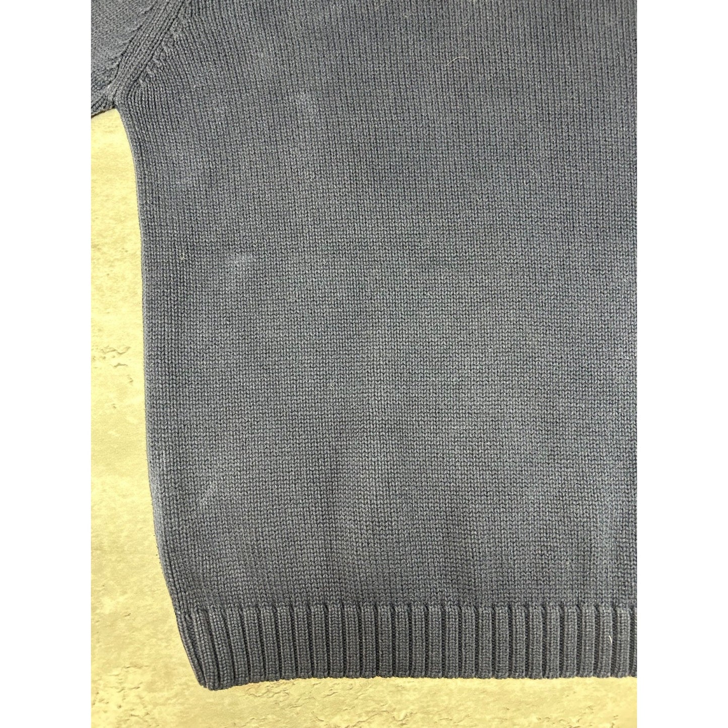 Vintage Chaps Embroidered Crest Pullover Ribbed Knit Sweater Size Large