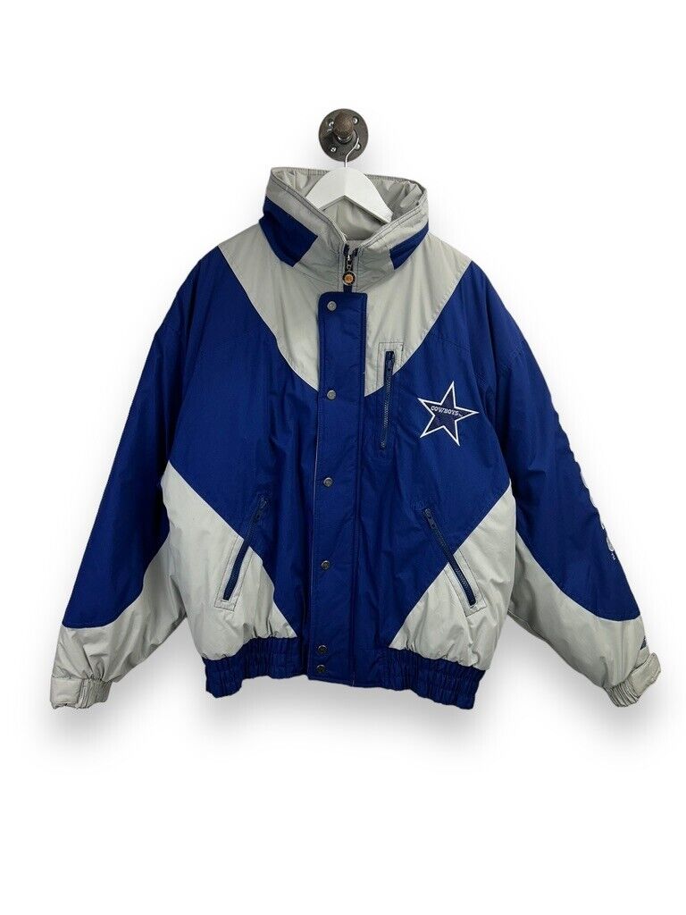 Vintage 90s Dallas Cowboys NFL Embroidered Insulated Full Zip Jacket Size XL