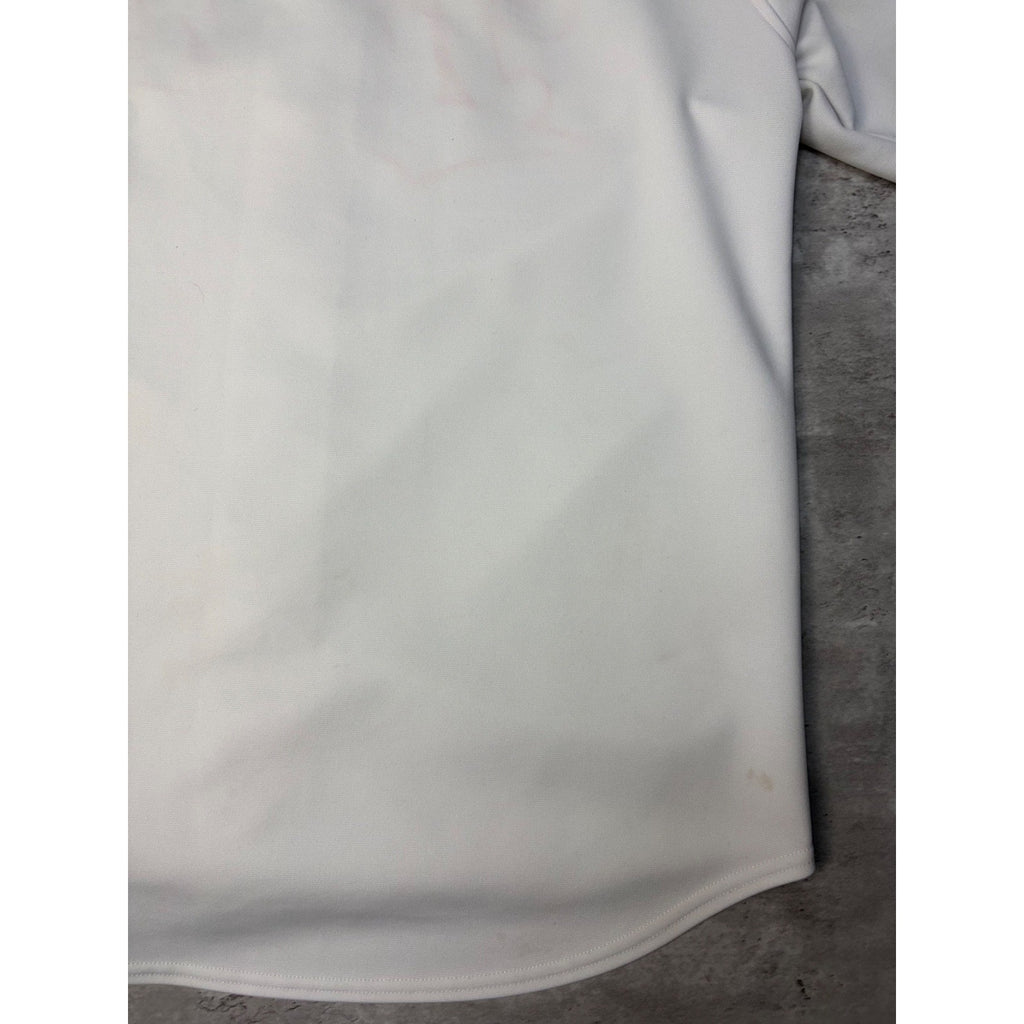 Vintage Detroit Tigers MLB Script Spellout Baseball Jersey Size Large