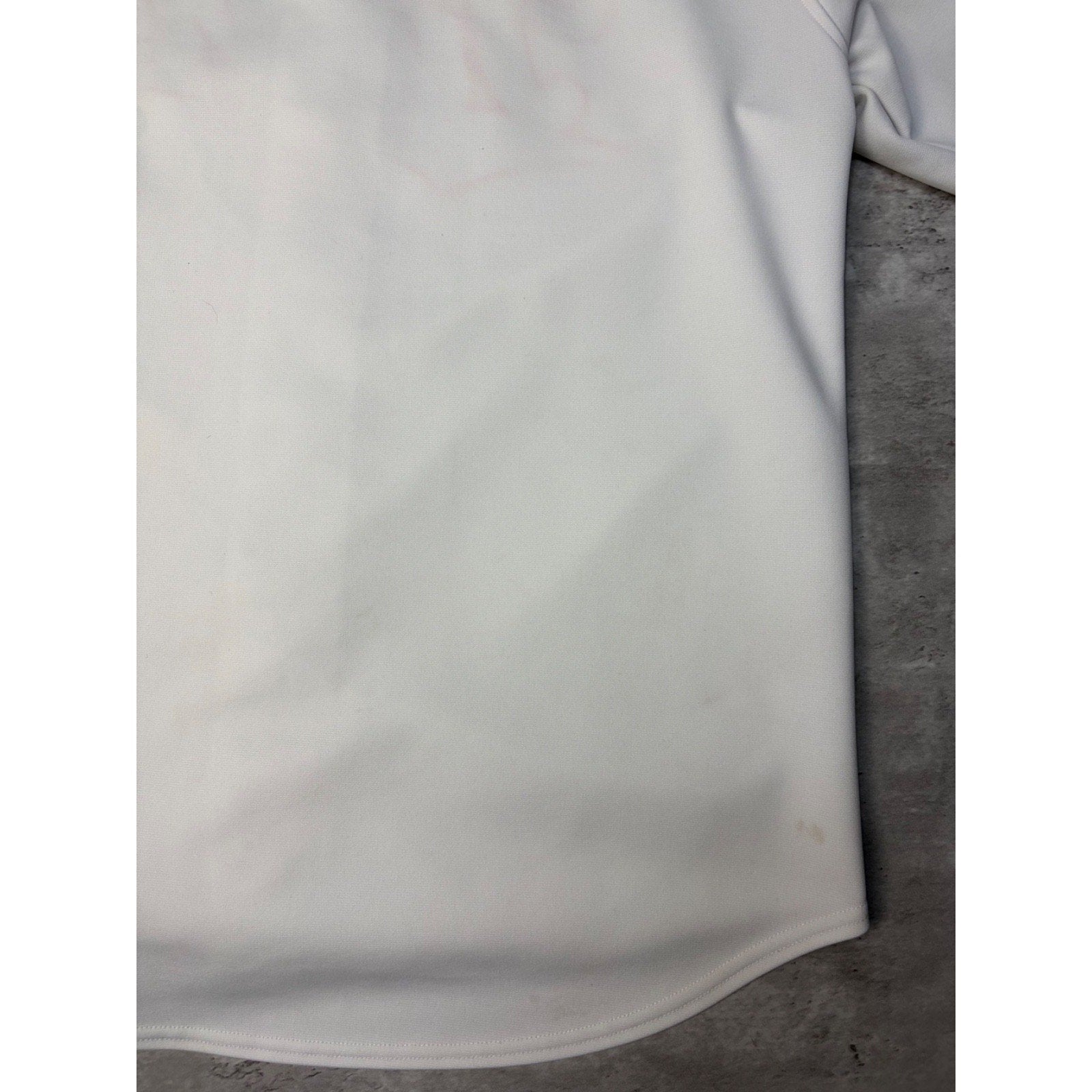 Vintage Detroit Tigers MLB Script Spellout Baseball Jersey Size Large