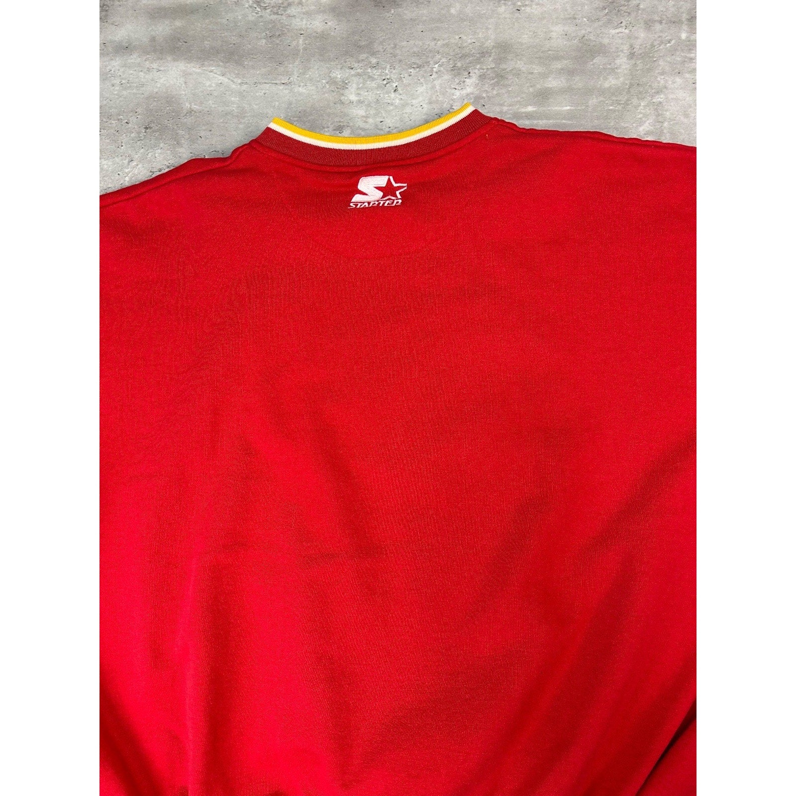 Vintage 90s Kansas City Chiefs NFL Embroidered Logo Starter Sweatshirt Size XL