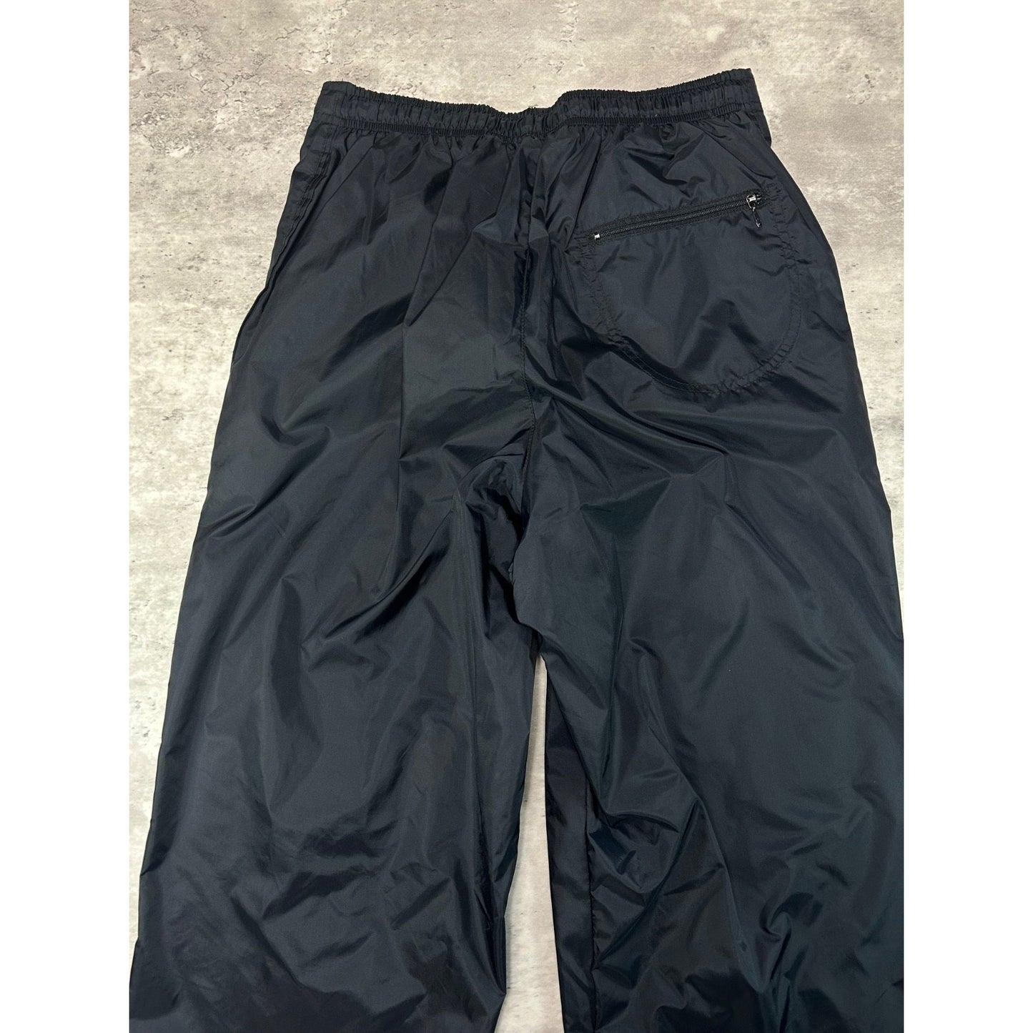 Vintage 2000s YOUTH Nike Embroidered Swoosh Nylon Track Pants Size Small